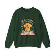 Playful Dog Sweatshirt for Pet Lovers, Unisex Crewneck, Cozy Gift for Dog Owners, Animal Lovers, Cute Pet-Themed Apparel