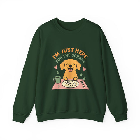 Playful Dog Sweatshirt for Pet Lovers, Unisex Crewneck, Cozy Gift for Dog Owners, Animal Lovers, Cute Pet-Themed Apparel