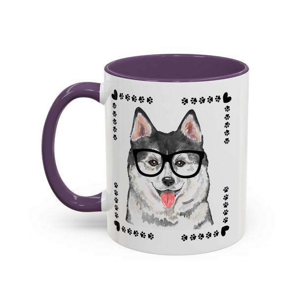 Geeky Good Siberian Husky Accent Coffee Mug