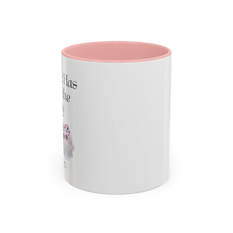 'Player 2 Has Joined The Party' 'Est. 2025' Accent Coffee Mug