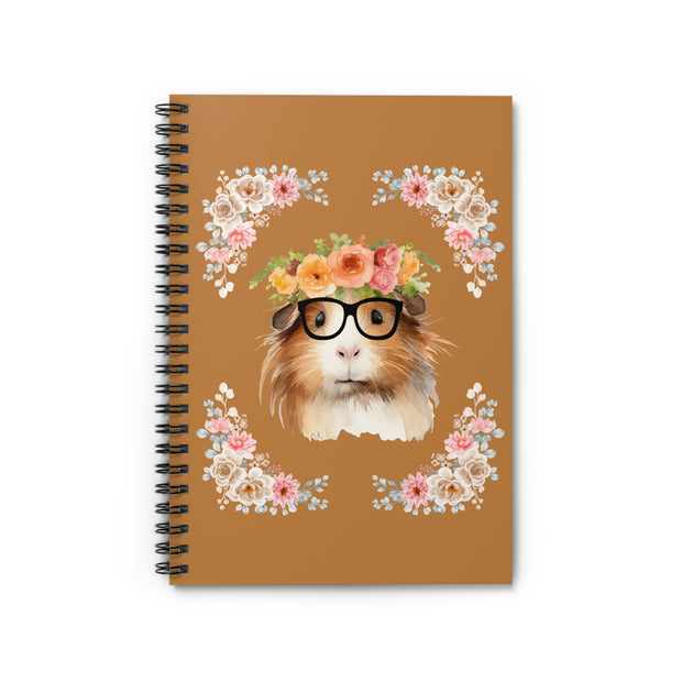 Geeky Goddess Guinea Pig Spiral Notebook