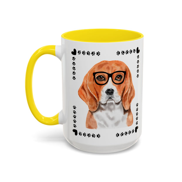 Geeky Good Beagle Accent Coffee Mug