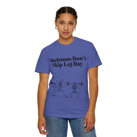 'Skeletons Don't Skip Leg Day' Unisex T-Shirt