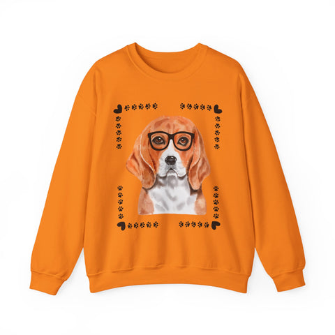 Geeky Good Beagle Unisex Crewneck Sweatshirt