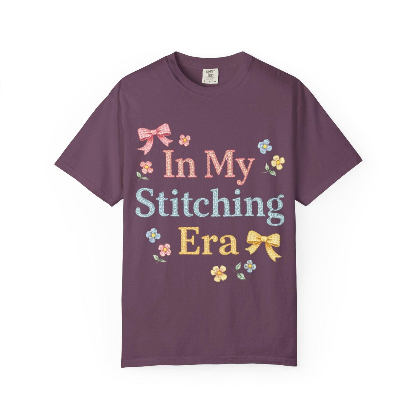 In My Stitching Era T-Shirt | Vintage Embroidery Theme