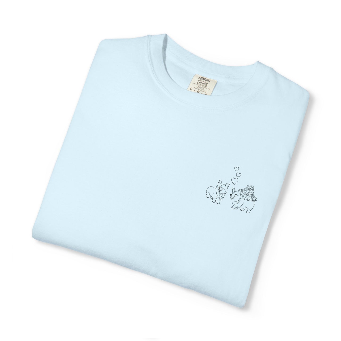 Dog Bride Embroidered Shirt, Minimalist Dog Lover Tee, Wedding Dog Shirt, Cute Bridal T Shirt, Coquette Puppy Tee