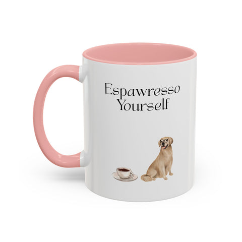 'Espawresso Yourself' Golden Retriever Accent Coffee Mug