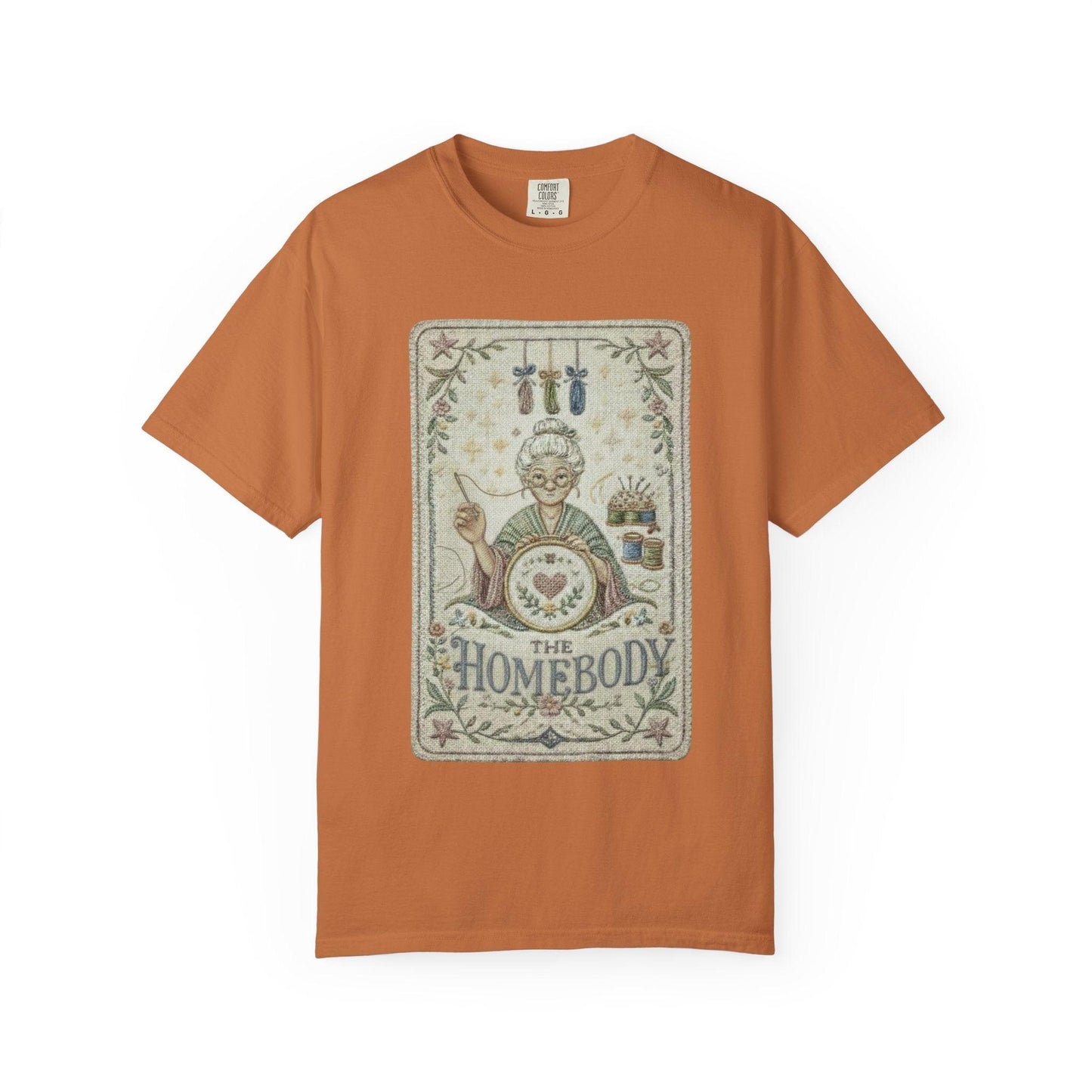 The Homebody Illustration T-shirt | Cozy Vintage Home Cooking Design