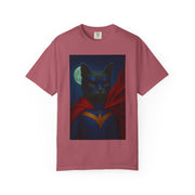 Superhero Dark Gray Cat Unisex T-shirt