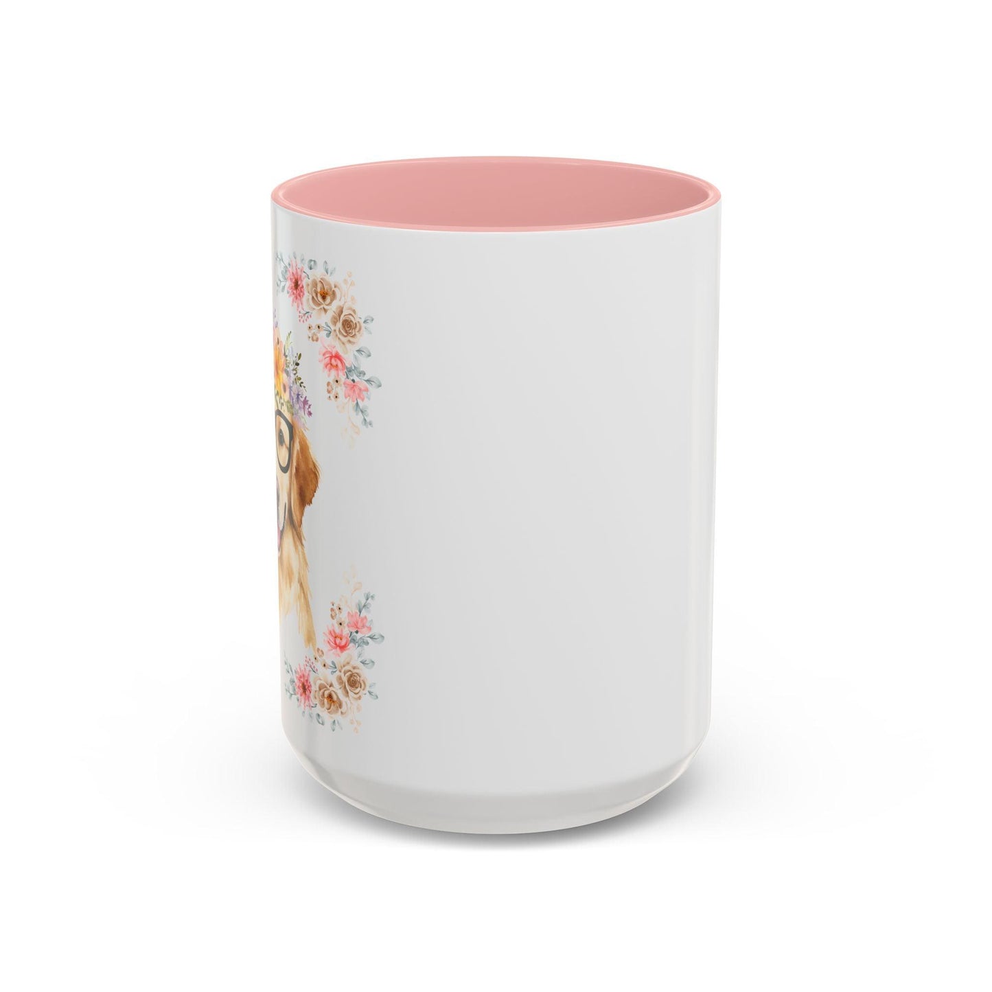 Geeky Goddess Golden Retriever Accent Coffee Mug