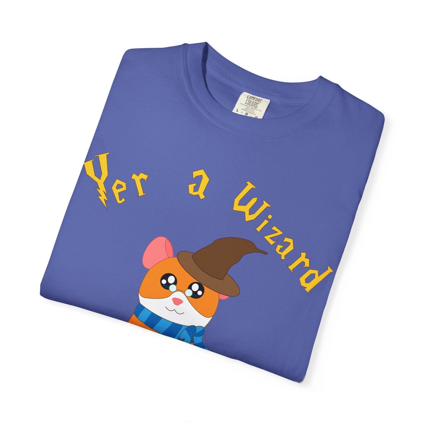 Hammy the Wizard Hamster T-Shirt | Cute Wizard Hamster Illustration