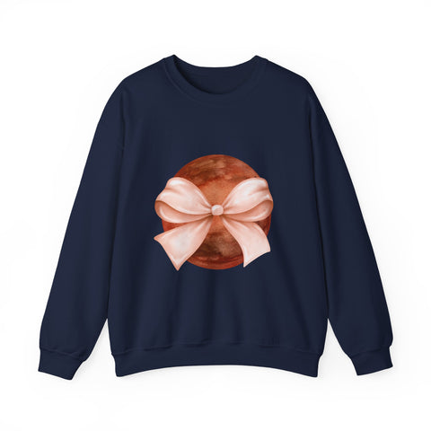 Mars Wrapped In A Bow Unisex Crewneck Sweatshirt