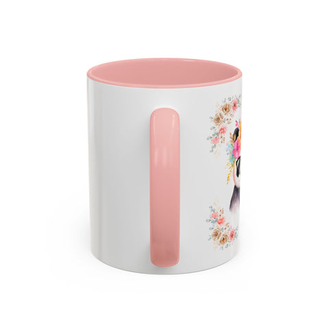 Geeky Goddess Panda Accent Coffee Mug