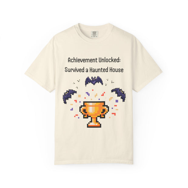 'Achievement Unlocked Haunted House' Unisex T-Shirt