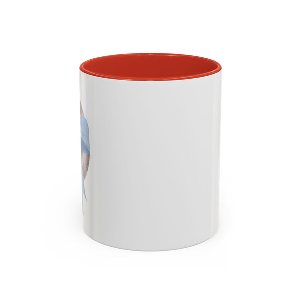 Moon Wrapped In A Bow Accent Coffee Mug