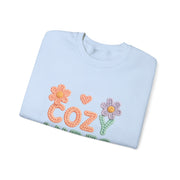 Cozy Vibes Sweatshirt - Perfect for Relaxing, Gifts, Spring Fashion, Casual Wear, Family Gatherings