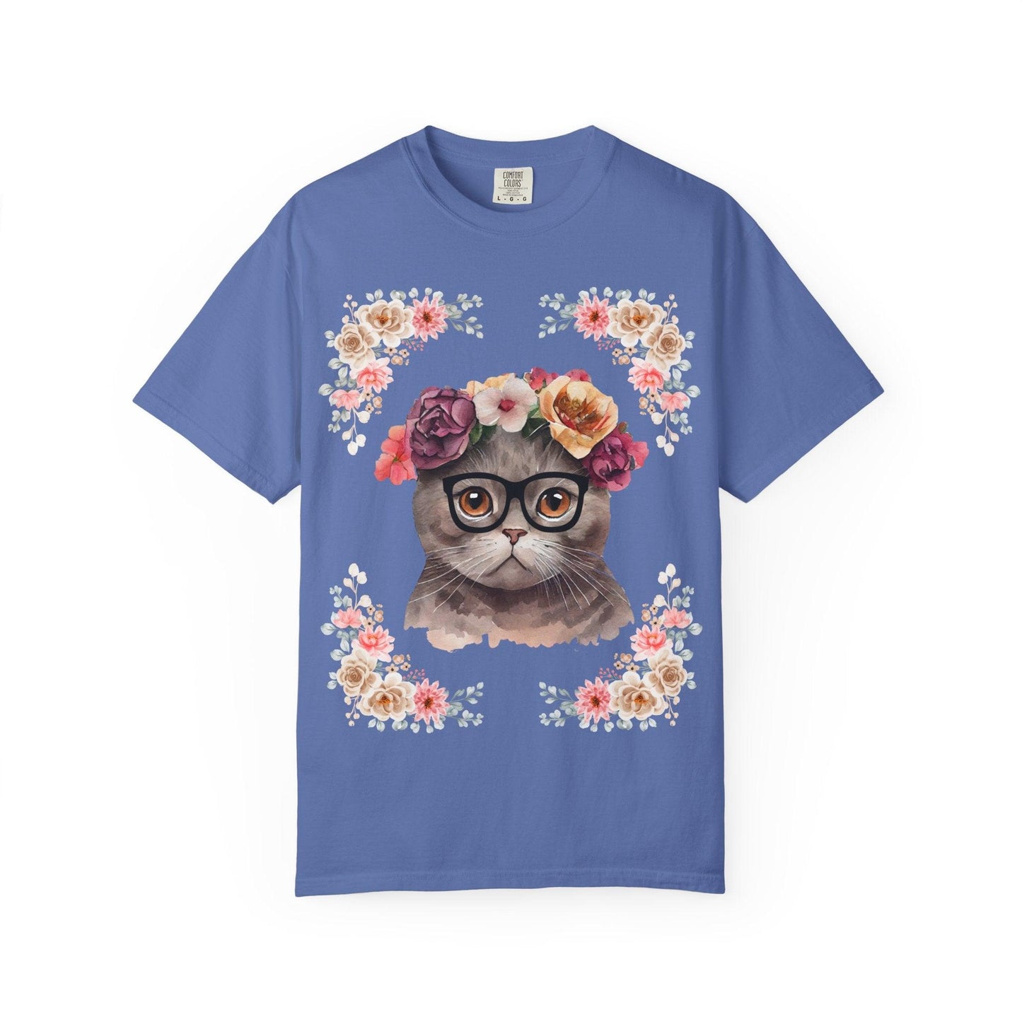 Geeky Goddess Dark Gray Cat Unisex T-Shirt