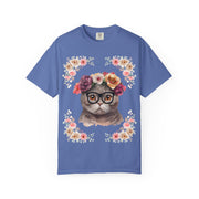 Geeky Goddess Dark Gray Cat Unisex T-Shirt