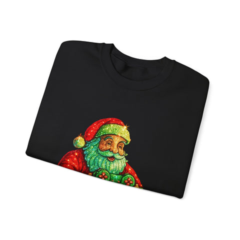 Santa with Game Controller Sweatshirt | Stay Merry Game On Christmas