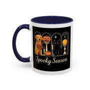 Spooky Season Golden Retriever Accent Coffee Mug