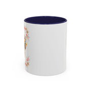Geeky Goddess Pug Accent Coffee Mug