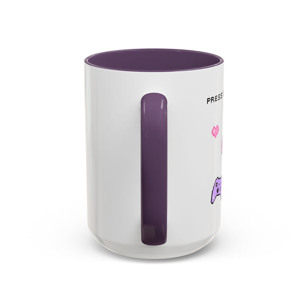 'Press Start To Slay' Accent Coffee Mug