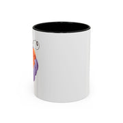 Purple Pumpkin Wrapped In A Bow Accent Coffee Mug