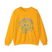 Good Vibes Crewneck Sweatshirt, Cozy Unisex Sweatshirt, Happy Apparel Gift, Positive Energy Fashion, Comfortable Casual Wear, Trendy [...]