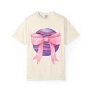 Pink/Purple Planet Wrapped In A Bow Unisex T-Shirt