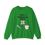 'I Am A Woman In STEM' Nurse Unisex Crewneck Sweatshirt