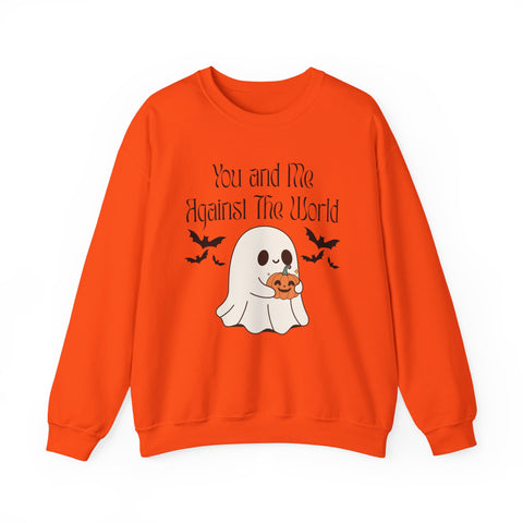 'You and Me Against The World' Unisex Crewneck Sweatshirt