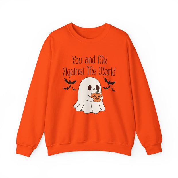 'You and Me Against The World' Unisex Crewneck Sweatshirt