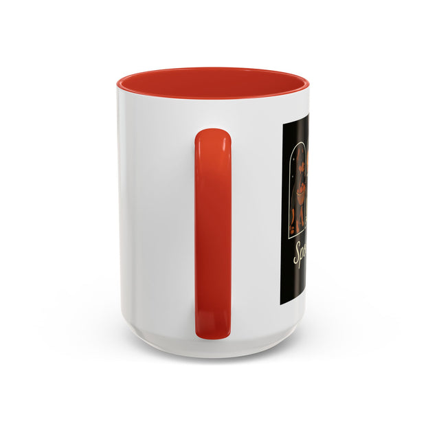 Spooky Season Doberman Accent Coffee Mug