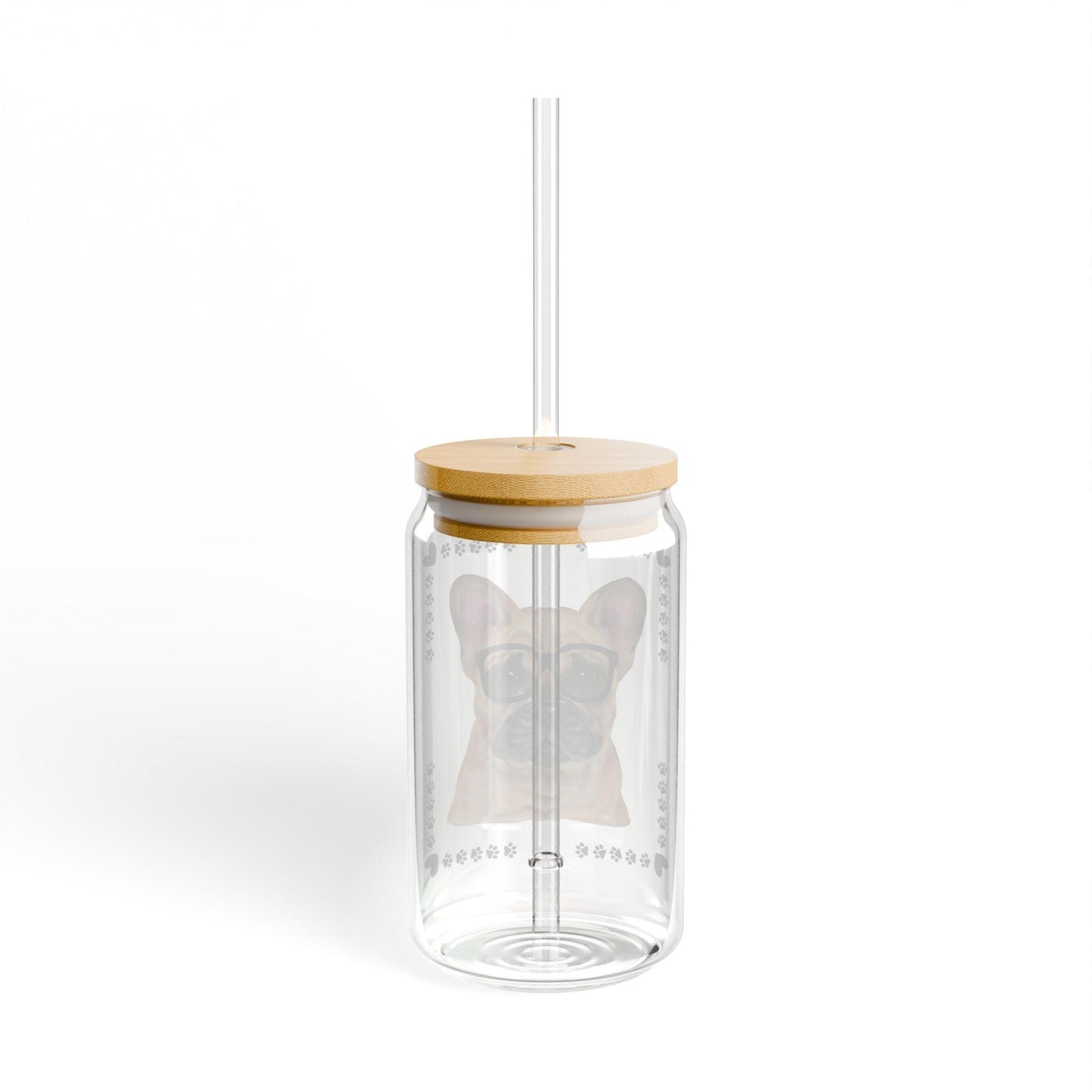 Geeky Good French Bulldog Sipper Glass