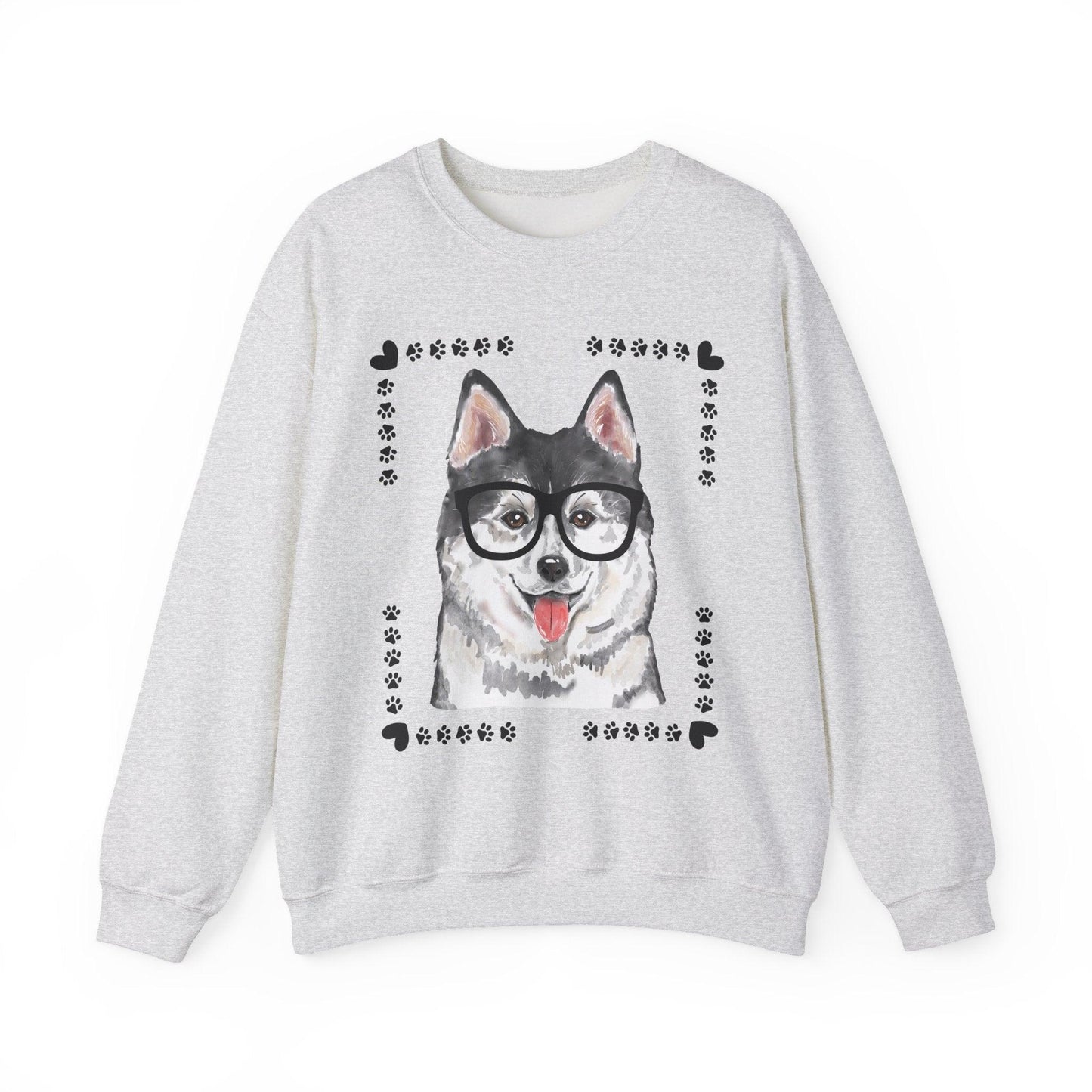 Geeky Good Siberian Husky Unisex Crewneck Sweatshirt