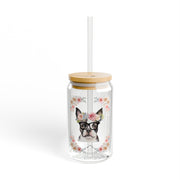 Geeky Goddess French Bulldog Sipper Glass