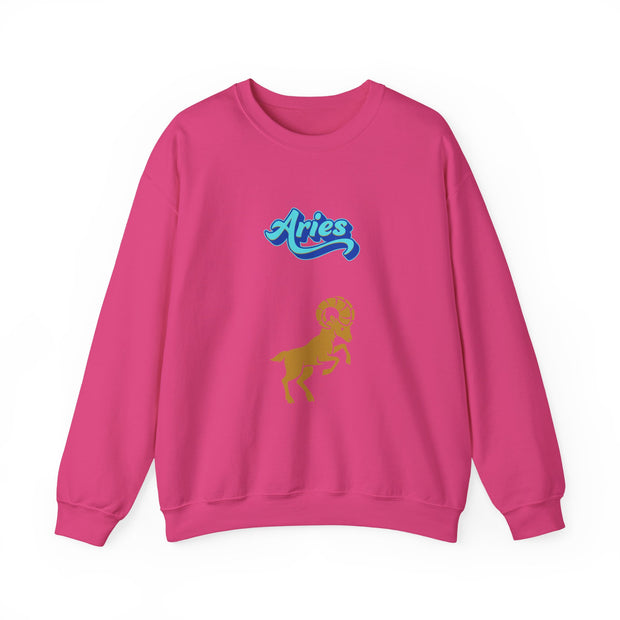 'Aries' Zodiac Unisex Crewneck Sweatshirt