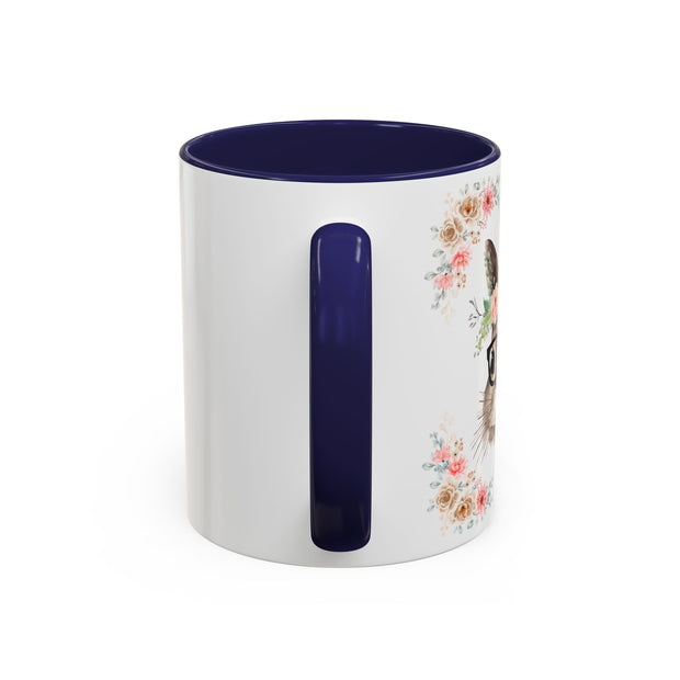 Geeky Goddess Bunny Accent Coffee Mug