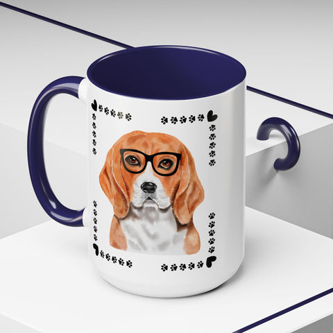 Geeky Good Beagle Accent Coffee Mug