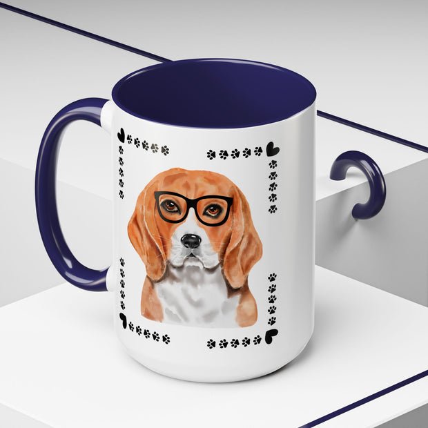 Geeky Good Beagle Accent Coffee Mug