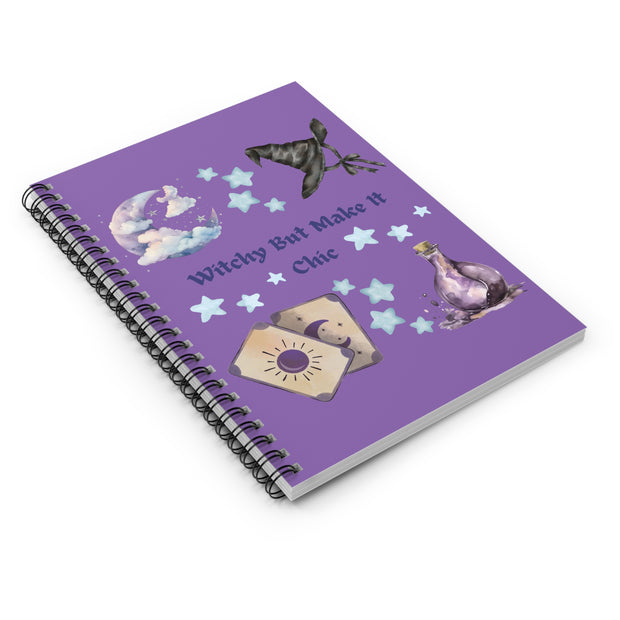 'Witchy But Make It Cute' Spiral Notebook