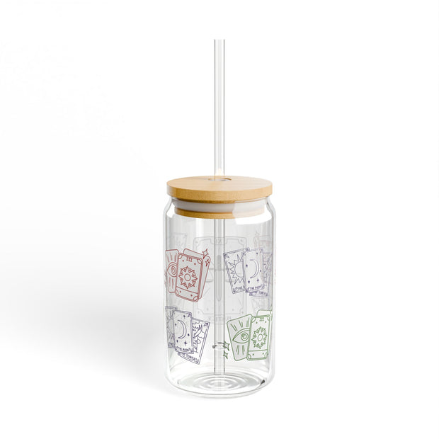 'Justice' Tarot Card Sipper Glass