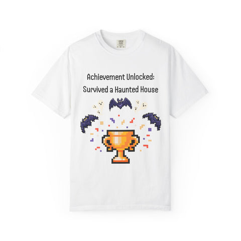 'Achievement Unlocked Haunted House' Unisex T-Shirt