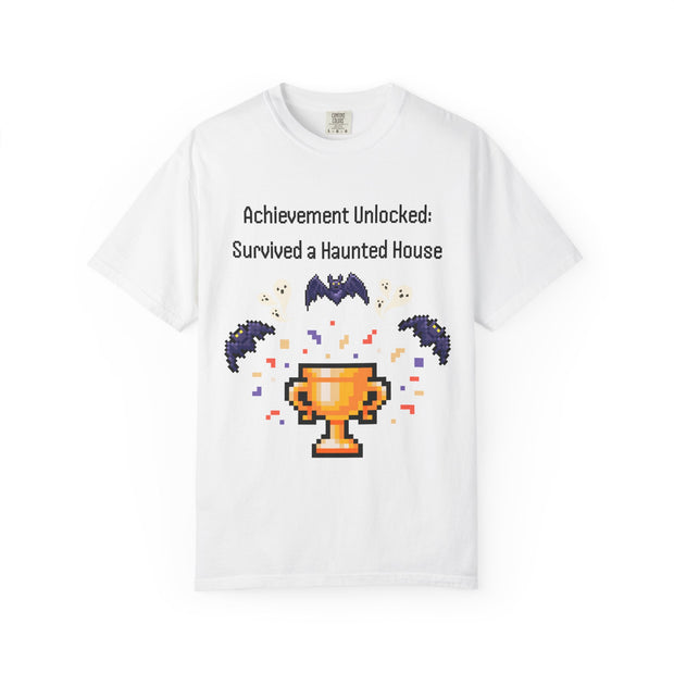 'Achievement Unlocked Haunted House' Unisex T-Shirt