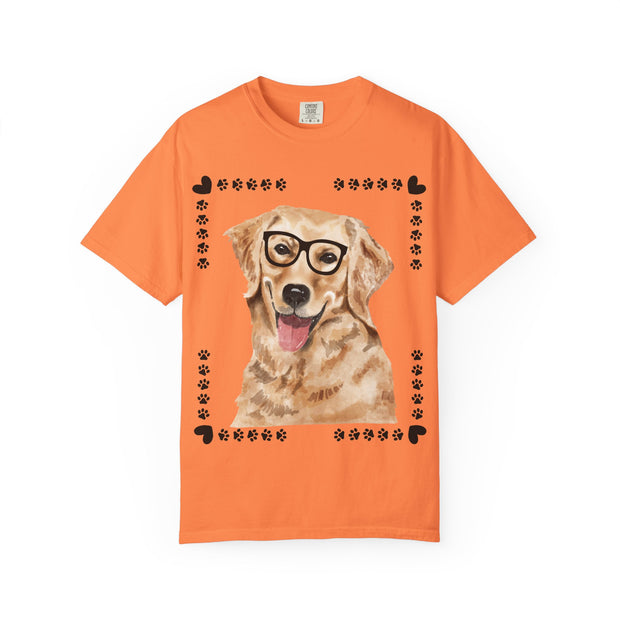 Geeky Good Golden Retriever Unisex T-Shirt