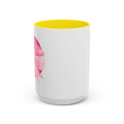 Pink Planet Wrapped In A Bow Accent Coffee Mug