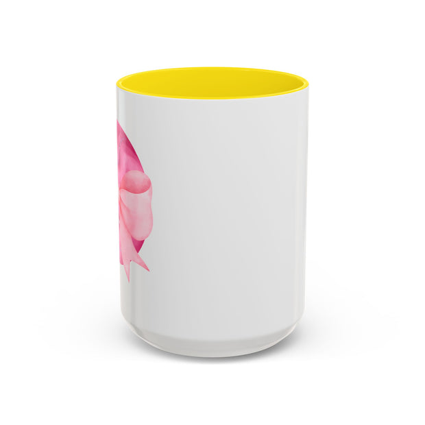 Pink Planet Wrapped In A Bow Accent Coffee Mug