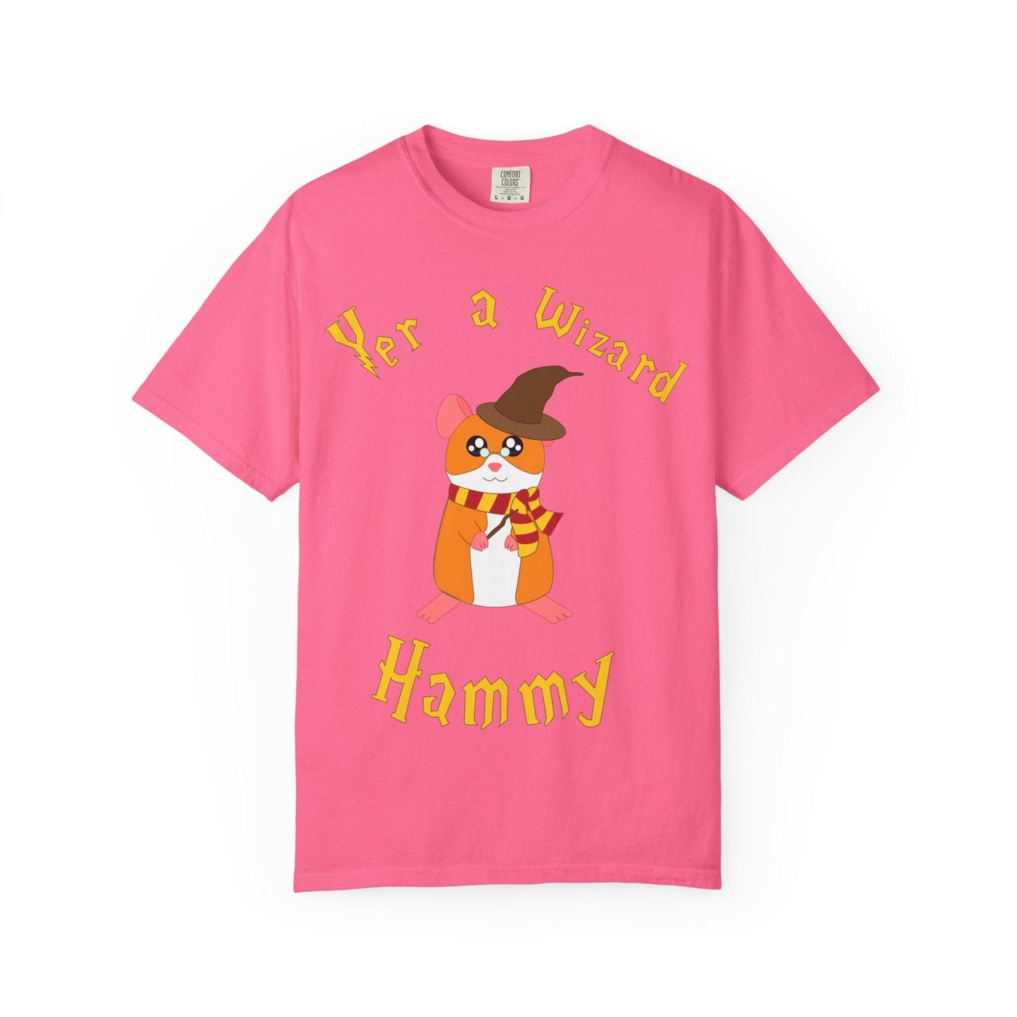 Hammy Wizard Hamster T-Shirt | Cute Spellcaster Illustration