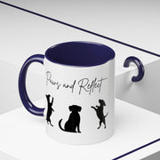 'Paws and Reflect' Dogs Accent Coffee Mug