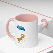 'Aries' Zodiac Accent Coffee Mug